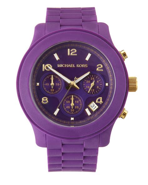 michael kors purple face watch|Michael Kors Watch 251501.